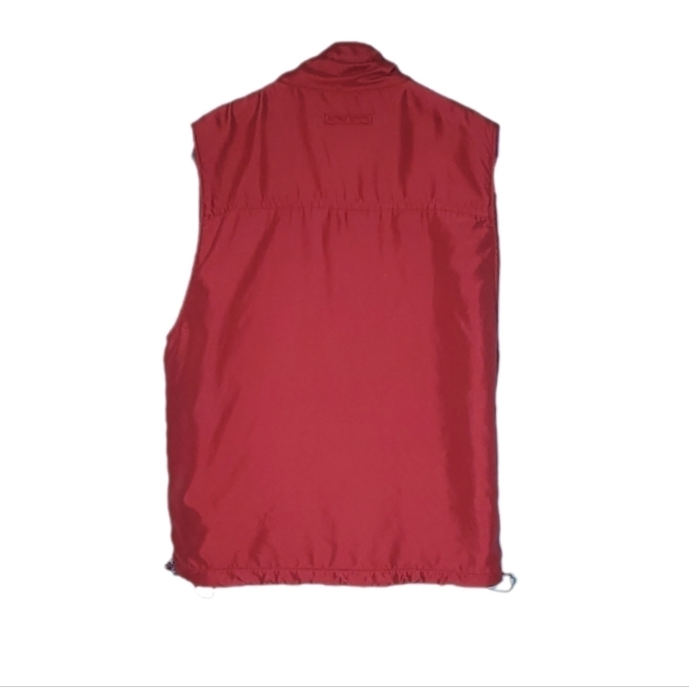 Radius Full Zip Reversible Red and Gray Drawstring Vest Boy's Small - Picture 2 of 12